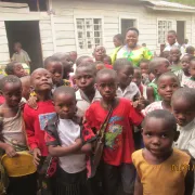 Schule in Bagira, Kongo