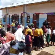 Einweihung des Kindergartens in Masasi, Tansania