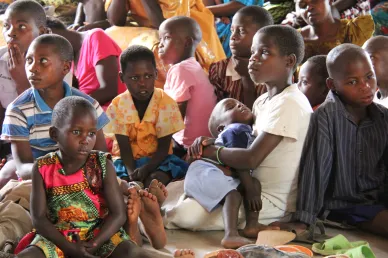 Bau eines Kindergartens f&uuml;r die Kinder von Bulyakamu, Uganda.