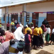 The inauguration of a kindergarten in Masasi, Tanzania.