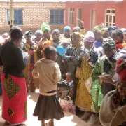 Waiting patients in Sayuni, Tanzania