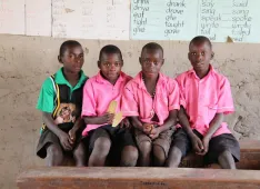 Schoolchildren in Uganda appreciate our support.