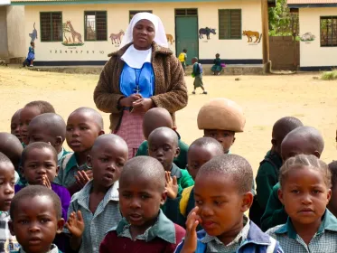 We support the building of a fourth kindergarten for the Anglican sisters in Tanzania.