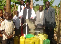 Inauguration of a new captured source in Kanoni, Uganda